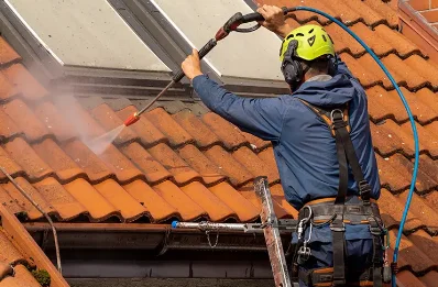 Démoussage et hydrofuge de toiture à Roncq